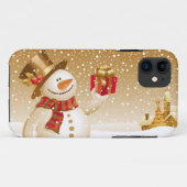 Coque Case-Mate Pour iPhone Homme de neige de Noël Coque iPhone 5 (Dos (Horizontal))