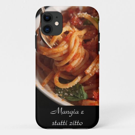 Coque Case-Mate Pour iPhone iPhone 5 Italien Mangia e statti zitto Pasta coque (Dos)
