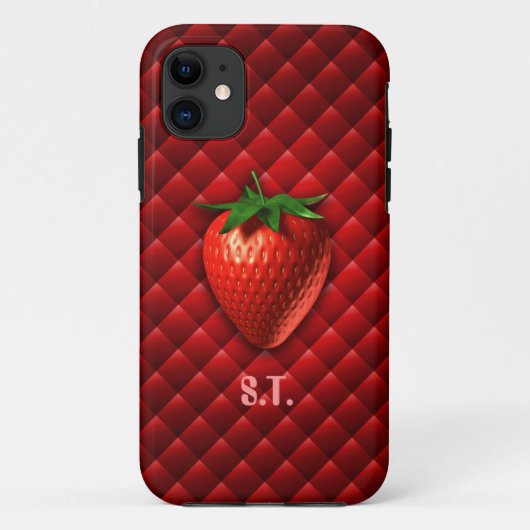 Coque Case-Mate Pour iPhone iPhone fraise 5 Coque (Dos)