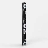 Coque Case-Mate Pour iPhone Joli noir fleurs blanches iPhone 5 Coque (Dos/Droite)