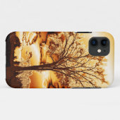Coque Case-Mate Pour iPhone L'arbre dans Molten Gold iPhone 5 coque (Dos (Horizontal))