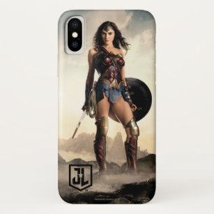 Coque Case-Mate Pour iPhone Ligue de Justice   Wonder Woman Sur Le Champ De Ba