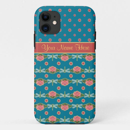 Coque Case-Mate Pour iPhone Lys d'eau et libellules : iPhone 5/5s Coque (Dos)