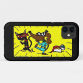 Coque Case-Mate Pour iPhone Midge Superhero Trio iPhone 5 Coque (Dos (Horizontal))
