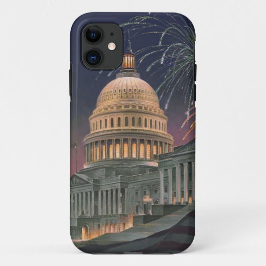 Coque Case-Mate Pour iPhone Paul McGehee "Capitol Dome" iPhone 5/5S Coque (Dos)