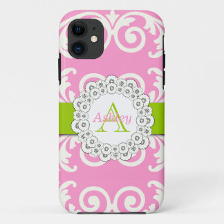 Coque Case-Mate Pour iPhone Pink Green Flore iPhone 5 Coque