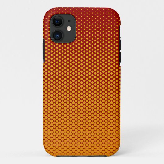 Coque Case-Mate Pour iPhone Points jaune-orange sur TOUT coque iphone de (Dos)