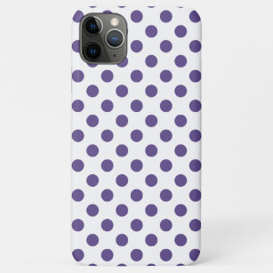 Coque Case-Mate Pour iPhone Pois ultra violets sur blanc