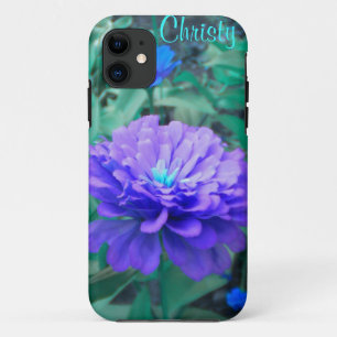 Coque Case-Mate Pour iPhone Purple n Turquoise Zinnia iPhone 5 coque