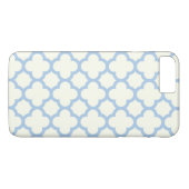 Coque Case-Mate Pour iPhone Quatrefoil iPhone & Plus Coque en bleu pâle (Dos (Horizontal))