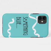 Coque Case-Mate Pour iPhone Quelque chose coque iphone bleu (Dos (Horizontal))