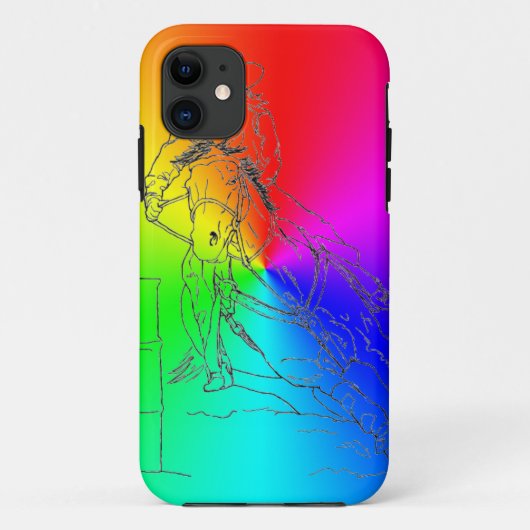 Coque Case-Mate Pour iPhone Rainbow Barrel Racer II - Coque iPhone 5/5S (Dos)