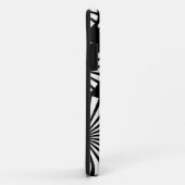 Coque Case-Mate Pour iPhone Retro noir fleurs blanches iPhone 5 Coque (Dos/Droite)