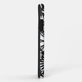 Coque Case-Mate Pour iPhone Retro noir fleurs blanches iPhone 5 Coque (Dos/Droite)