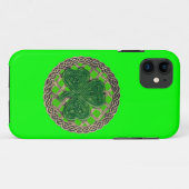 Coque Case-Mate Pour iPhone Shamrock vert et noeuds celtiques iPhone 5 Coque (Dos (Horizontal))