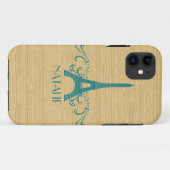 Coque Case-Mate Pour iPhone Turquoise Français Flourish BT iPhone 5 Coque (Dos (Horizontal))