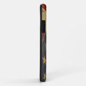 Coque Case-Mate Pour iPhone Un coque iphone de script personnel du drapeau amé (Dos/Droite)