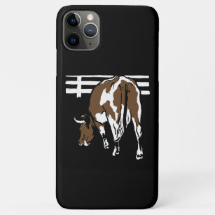 Coque Case-Mate Pour iPhone Vache Brown coupée en bois victorien