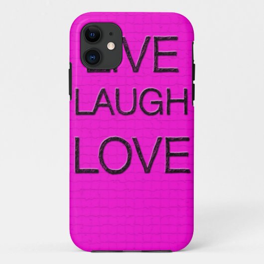 Coque Case-Mate Pour iPhone Vivent le coque iphone de l'amour 3D de rire (Dos)