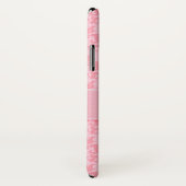 Coque Case-Mate Pour iPhone "Votre coque iphone rose-clair" de damassé nommée (Dos/Droite)