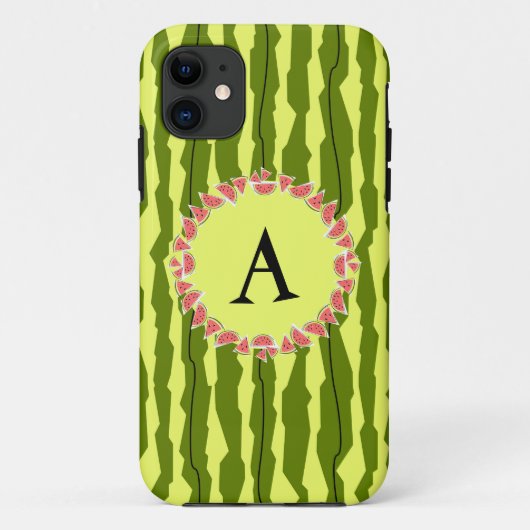Coque Case-Mate Pour iPhone Watermelon Stripe 'Monogram' iPhone 5 coque (Dos)