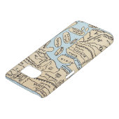 Coque Case-Mate Pour Samsung Galaxy 2ème siècle de CARTE du MONDE (Bas)