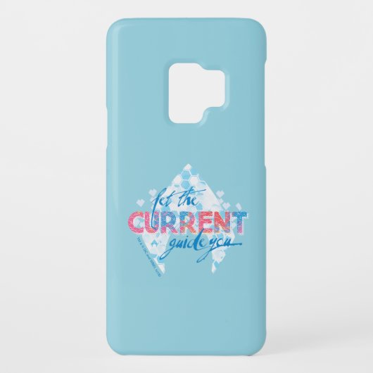 Coque Case-Mate Pour Samsung Galaxy Aquaman | Graphique Logo "Let The Current Guide Yo (Dos)