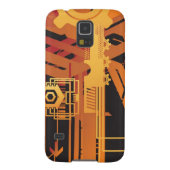 Coque Case-Mate Pour Samsung Galaxy Arrière - plan tramé technique (Dos)