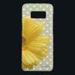 Coque Case-Mate Samsung Galaxy S8 Baise adorable, Fleur, Pois - Personnalisé<br><div class="desc">Bouche jaune adorable sur pois avec votre nom.</div>