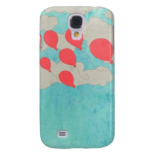 Coque Case-Mate Pour Samsung Galaxy Ballons rouges (Dos)