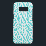 Coque Case-Mate Samsung Galaxy S8 Beach Coral Reef Motif Nautique Blanc Bleu<br><div class="desc">Ce joli motif nautique reprenant d'inspiration océan / plage ressemble à un récif corallien tissé complexe en blanc sur une plage - arrière - plan bleu. Le design original et élégant de la barrière de corail est fait dans un style pochoir. La couleur bleue rappelle les mers tropicales claires et...</div>