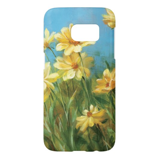 Coque Case-Mate Pour Samsung Galaxy Belles marguerites jaunes (Dos)