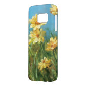 Coque Case-Mate Pour Samsung Galaxy Belles marguerites jaunes (Dos gauche)