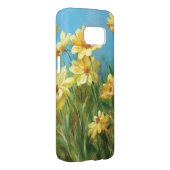 Coque Case-Mate Pour Samsung Galaxy Belles marguerites jaunes (Dos/Droit)