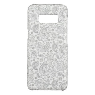 Coque Case-Mate Samsung Galaxy S8 Blanc et gris clair Vintage Motif de marguerite
