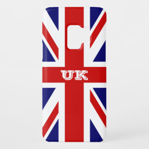 Boîtier téléphonique Samsung S6 du drapeau britann