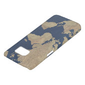 Coque Case-Mate Pour Samsung Galaxy Carte Gold et Blue World (Bas)