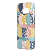 Coque Case-Mate Pour Samsung Galaxy Cercles géométriques aquarelle (Dos gauche)