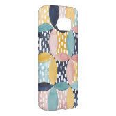 Coque Case-Mate Pour Samsung Galaxy Cercles géométriques aquarelle (Dos/Droit)
