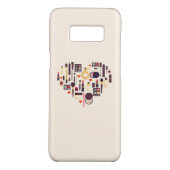 Coque Case-Mate Pour Samsung Galaxy Coeur de Comestics (Dos)