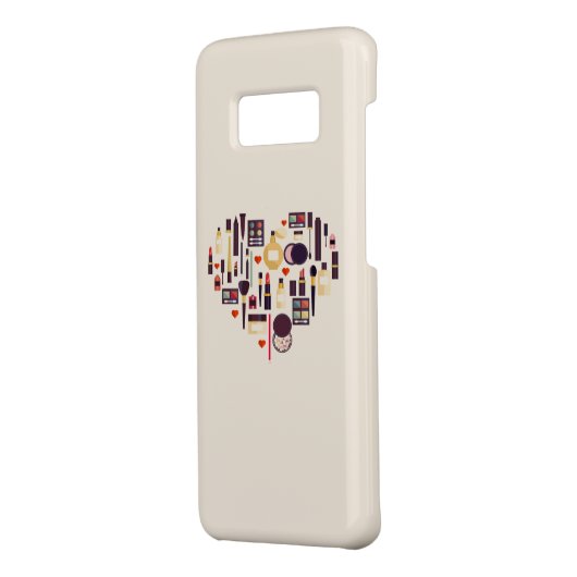 Coque Case-Mate Pour Samsung Galaxy Coeur de Comestics (Dos/Gauche)