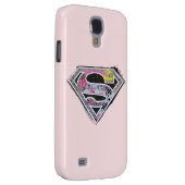 Coque Case-Mate Pour Samsung Galaxy Collage du logo Supergirl (Dos/Droit)