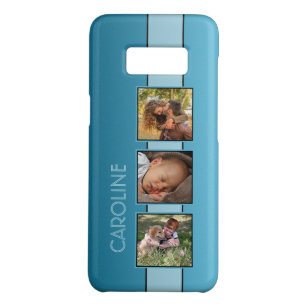 Coque Case-Mate Samsung Galaxy S8 Coral Chic Ombre Gradient Nom Photo Sur