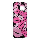 Coque Case-Mate Pour Samsung Galaxy Cute Rose Lièvres Baisers Motif moderne Téléphone (Dos/Droit)