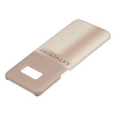 Coque Case-Mate Pour Samsung Galaxy Elégant et élégant brun rose doré (Bas)