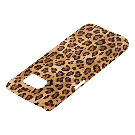 Coque Case-Mate Pour Samsung Galaxy Empreinte de léopard Rustic Texture (Bas)