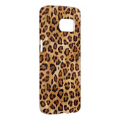 Coque Case-Mate Pour Samsung Galaxy Empreinte de léopard Rustic Texture (Dos/Droit)
