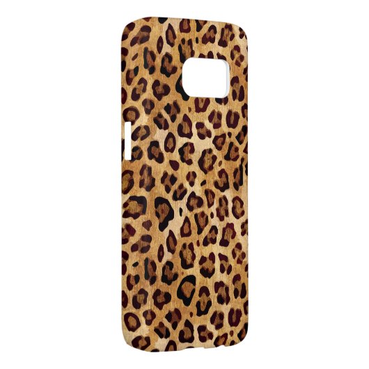 Coque Case-Mate Pour Samsung Galaxy Empreinte de léopard Rustic Texture (Dos/Droit)