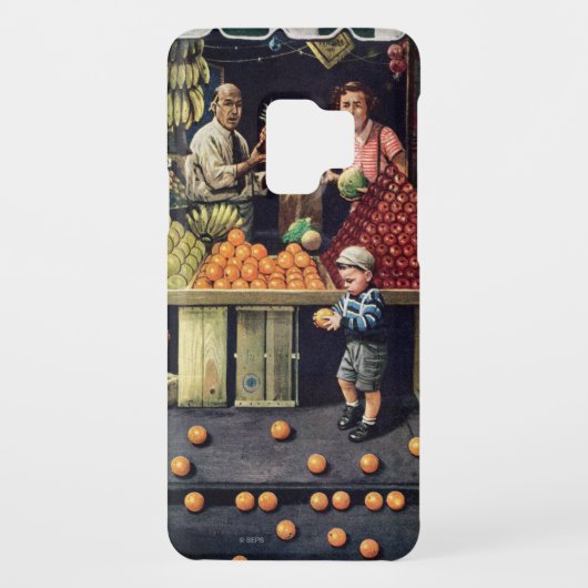 Coque Case-Mate Pour Samsung Galaxy Enfant en bas âge et oranges (Dos)