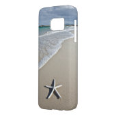 Coque Case-Mate Pour Samsung Galaxy Étoiles de mer sur une plage à distance (Dos gauche)